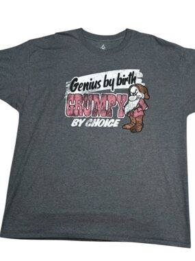 Disneyland Resort Walt Disney World Genius By Birth Grumpy By Choice Tee 2XL